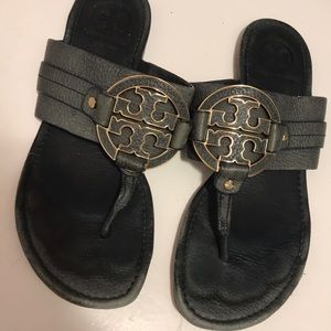 Tory Burch 9.5 navy blue